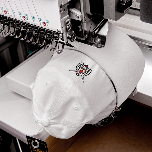 Sleek n' Classy Embroidered Gundam Head Logo Bill Cap: Perfect For Gundam and Anime Fans!