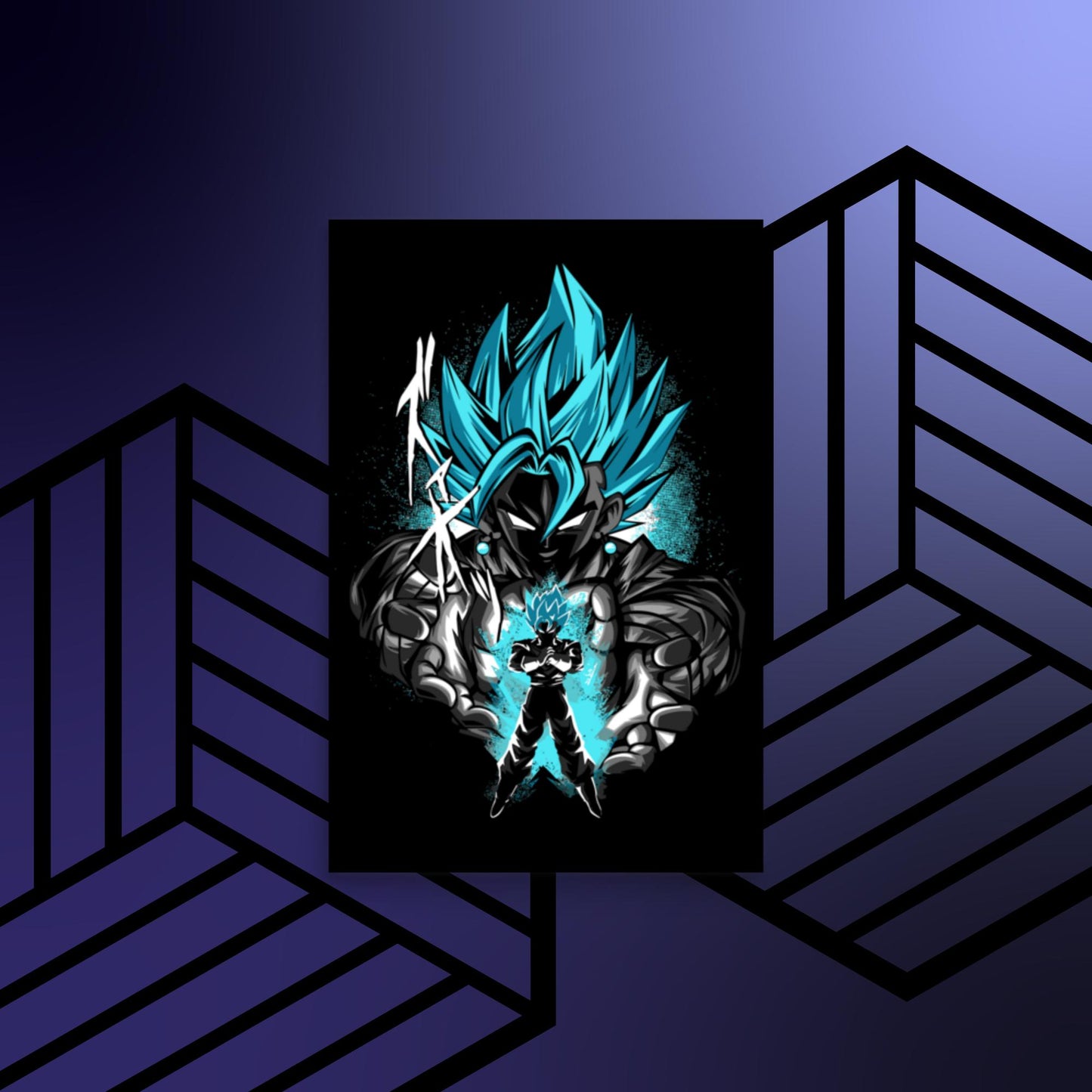 SSGSSJ Vegito Poster,Dragon Ball,Anime,Manga