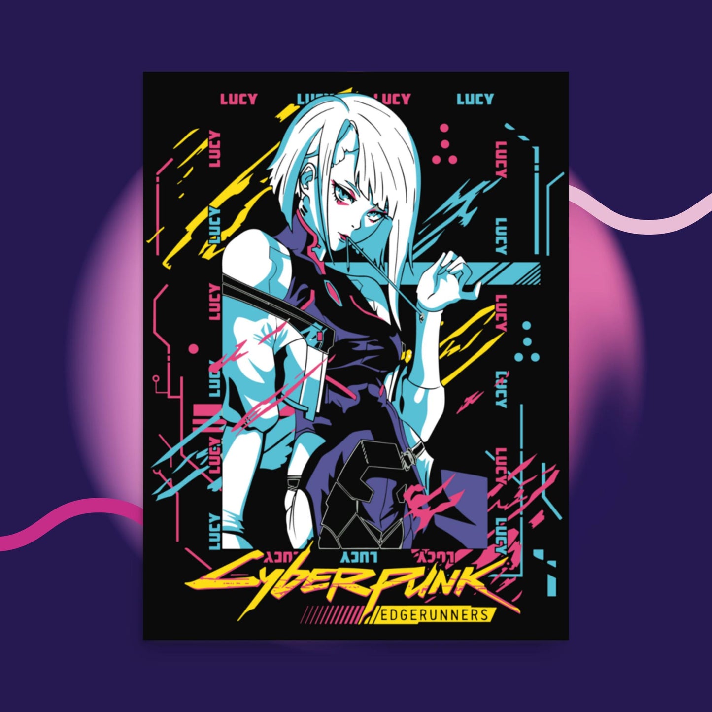 Lucy Poster,Cyberpunk Edgerunners, Anime