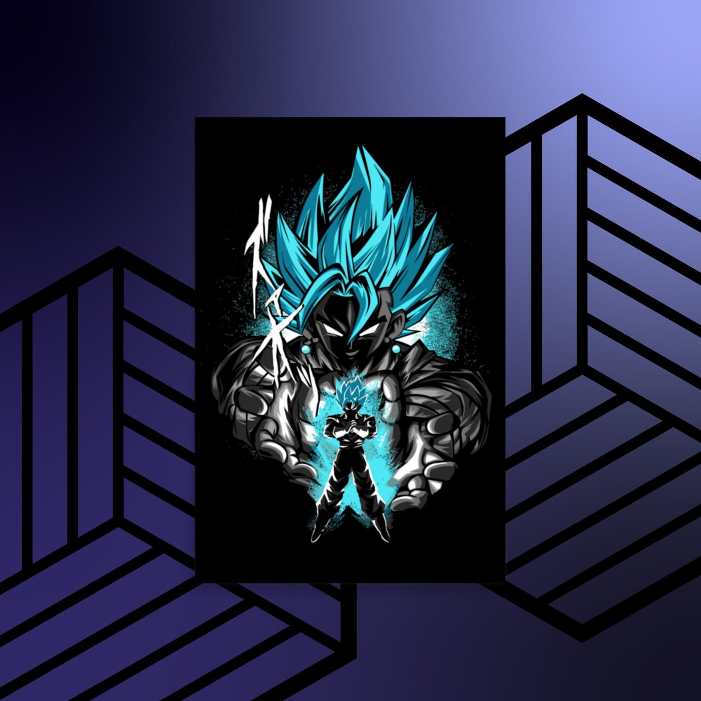 SSGSSJ Vegito Poster,Dragon Ball,Anime,Manga