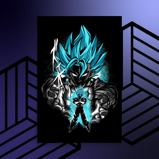 SSGSSJ Vegito Poster,Dragon Ball,Anime,Manga