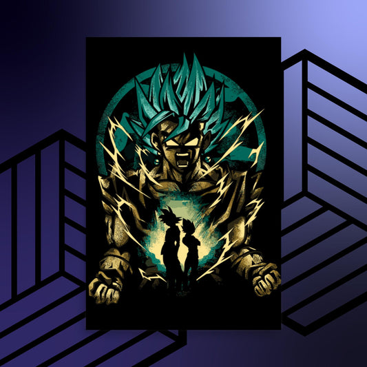 SSGSSJ Vegito Poster,Dragon Ball,Anime,Manga