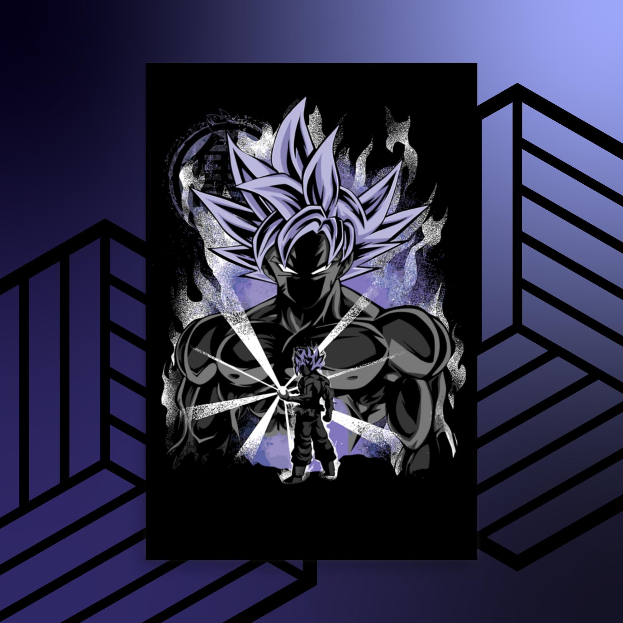 Autonomous Ultra Instinct Goku Poster: For Dragon Ball and Goku Fans ...